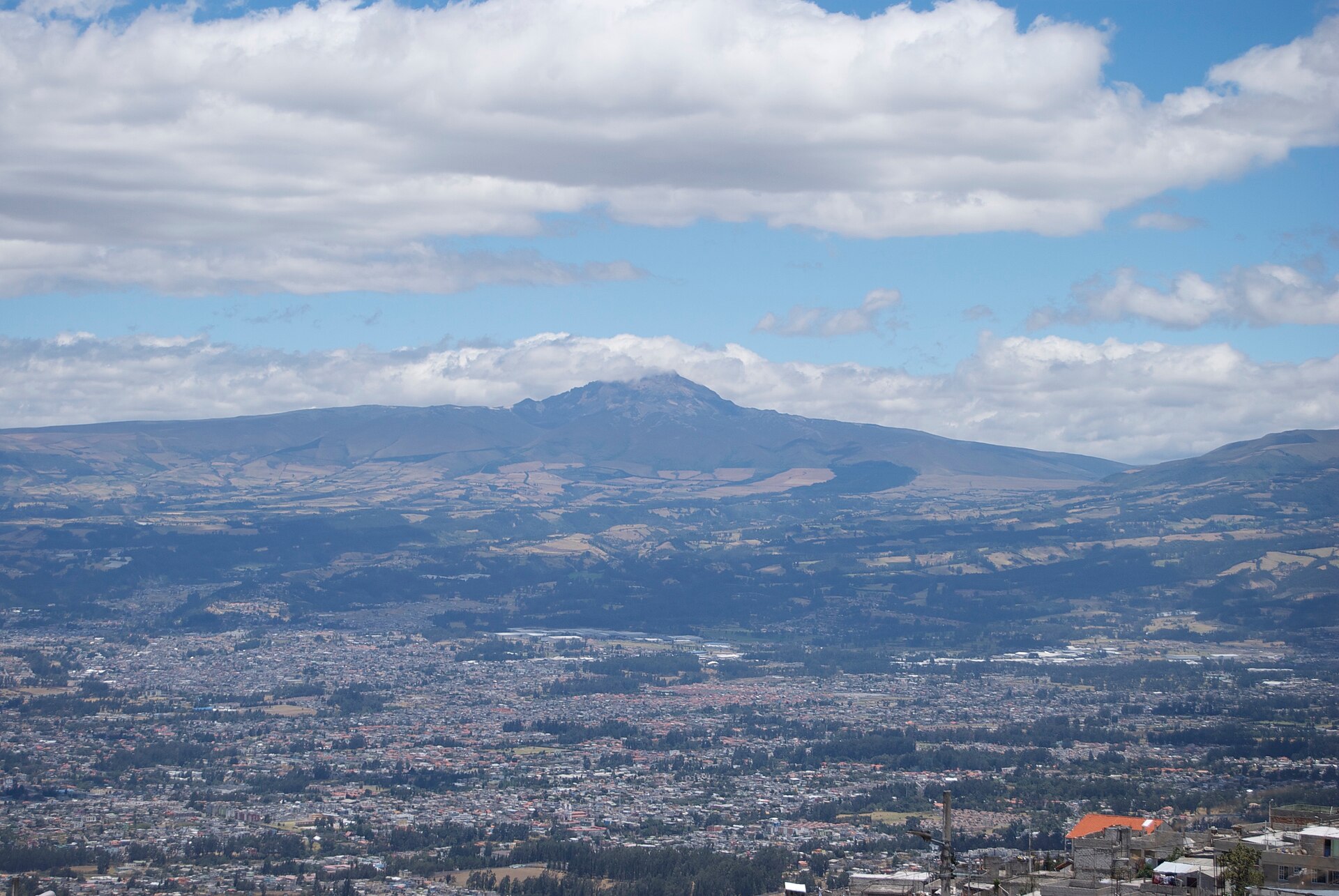 Vista panorámica del Valle de los Chillos